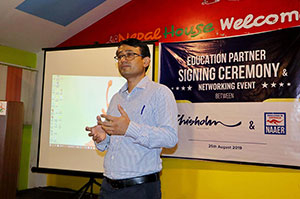 Education Partner signing ceremony & Networking program between NAAER & Chisholm.
